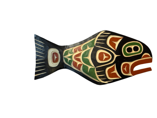 Wooden Plaque - Pine - Halibut