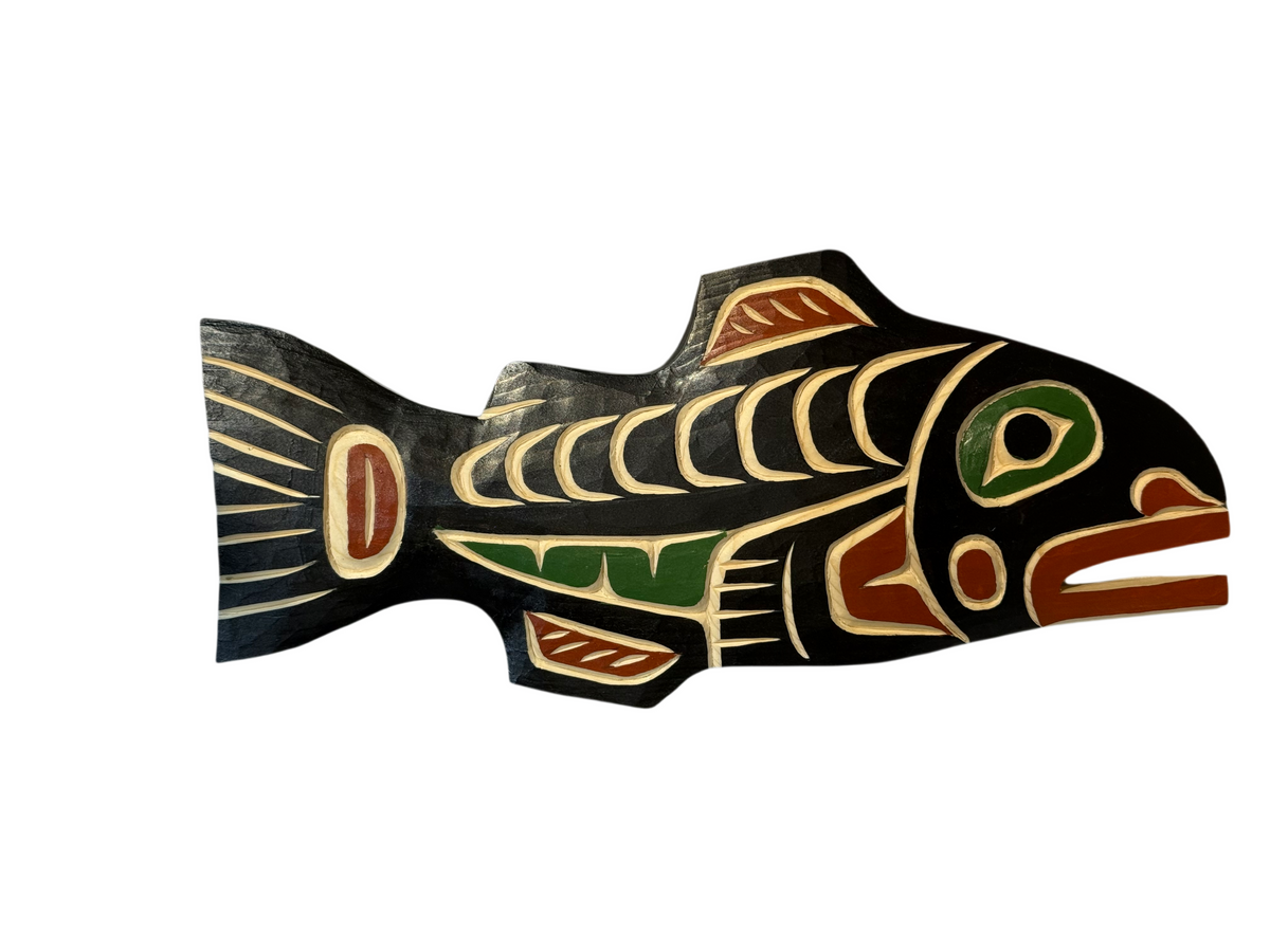Wooden Plaque - Pine - Salmon