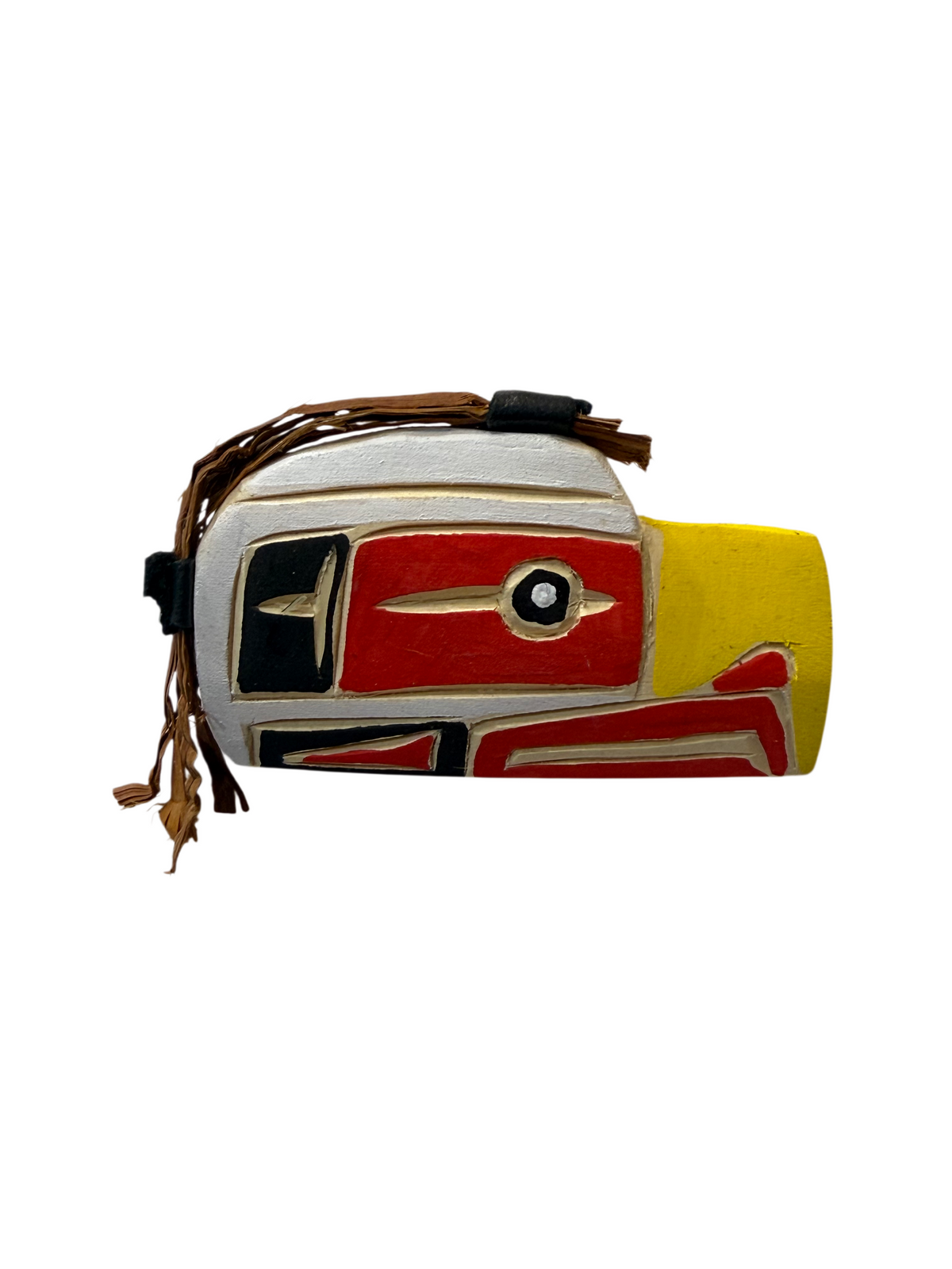 Wooden Brooch - Yellow Cedar - Eagle