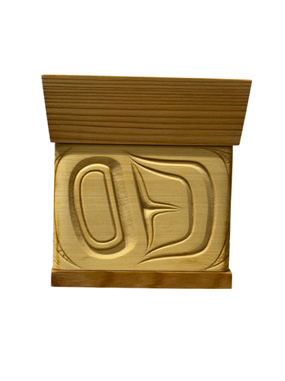 Bentwood Box - Carved - Eagle - Natural