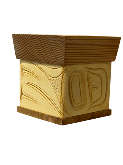 Bentwood Box - Carved - Eagle - Natural