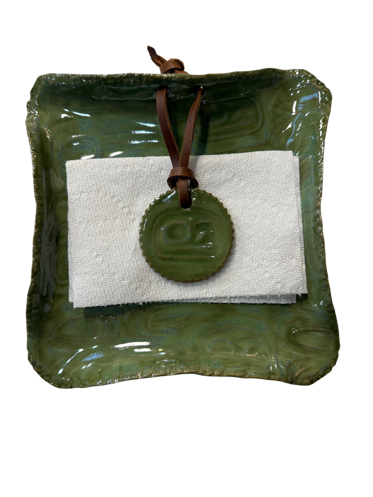 Ceramic Dish - Napkin Holder