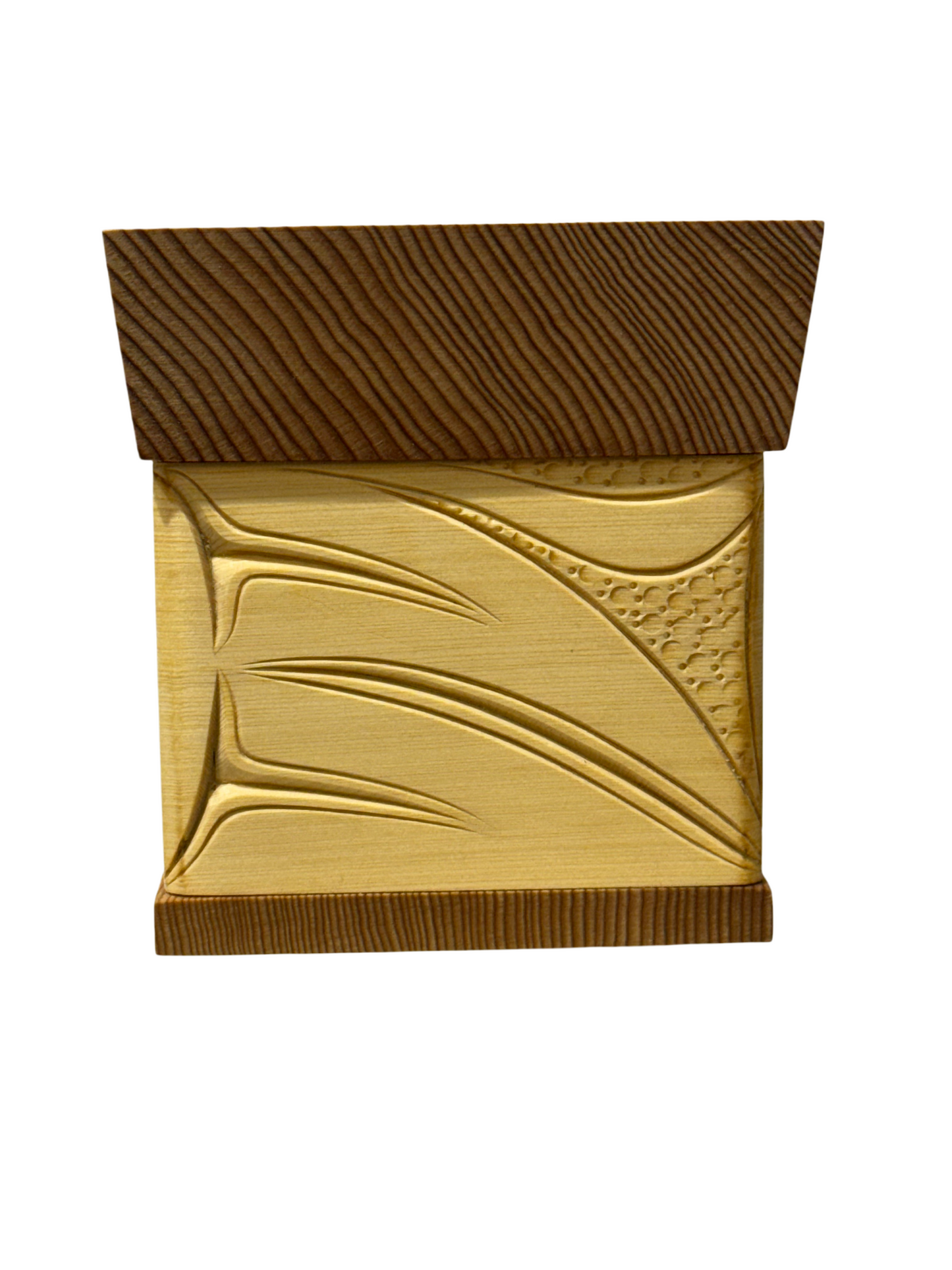 Bentwood Box - Carved - Eagle - Natural