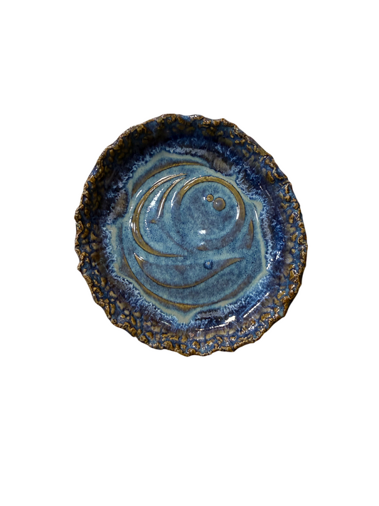 Ceramic Dish - Trinket Dish - Footed