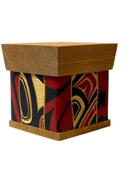 Bentwood Box - Carved - Eagle - Natural