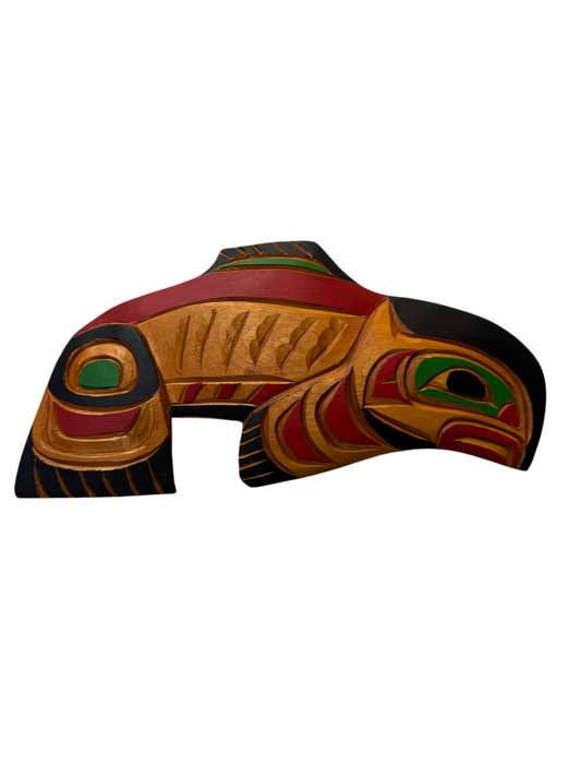 Wooden Plaque - Pine - Salmon