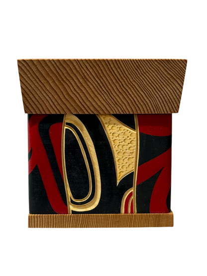 Bentwood Box - Carved - Eagle - Natural