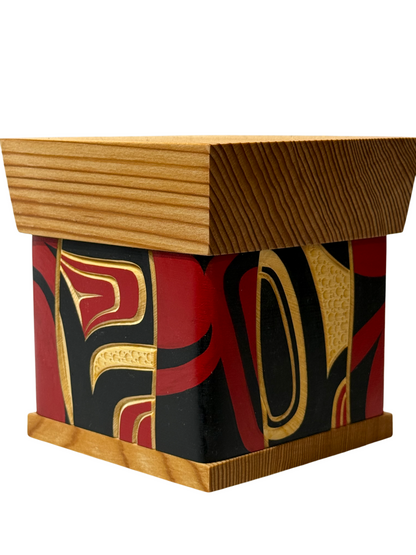 Bentwood Box - Carved - Eagle - Natural