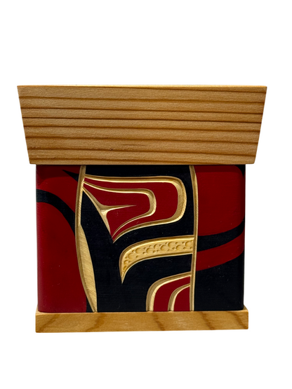 Bentwood Box - Carved - Eagle - Natural