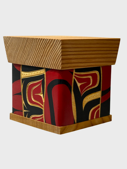 Bentwood Box - Carved - Eagle - Natural