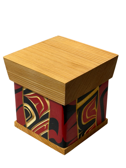 Bentwood Box - Carved - Eagle - Natural