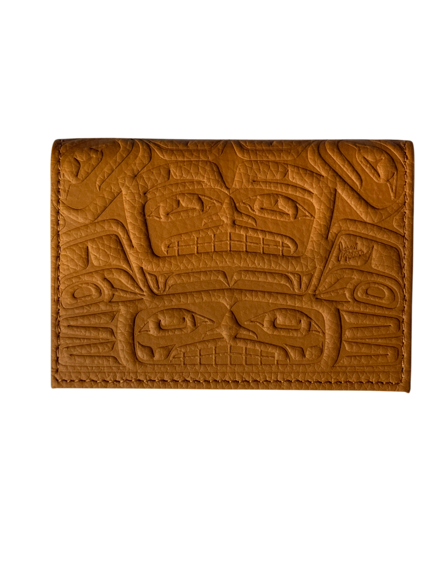 Card Wallet - Leather - Brown - Bear Lodge