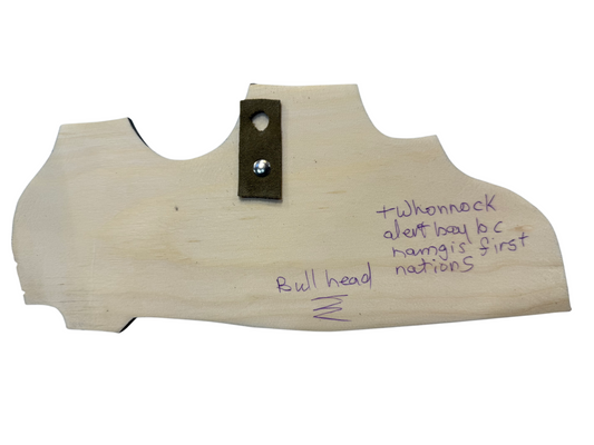 Wooden Plaque - Pine - Bullhead 2