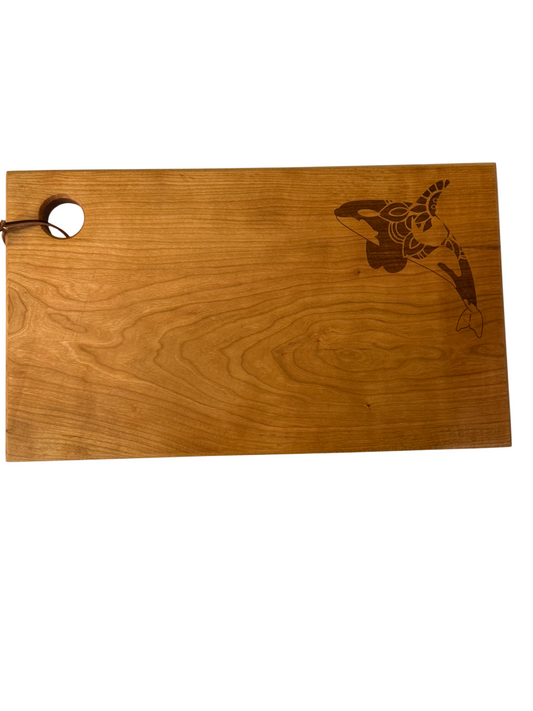 Serving Board - Cherry Wood - Orca