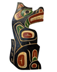 Wooden Plaque - Yellow Cedar - Wolf