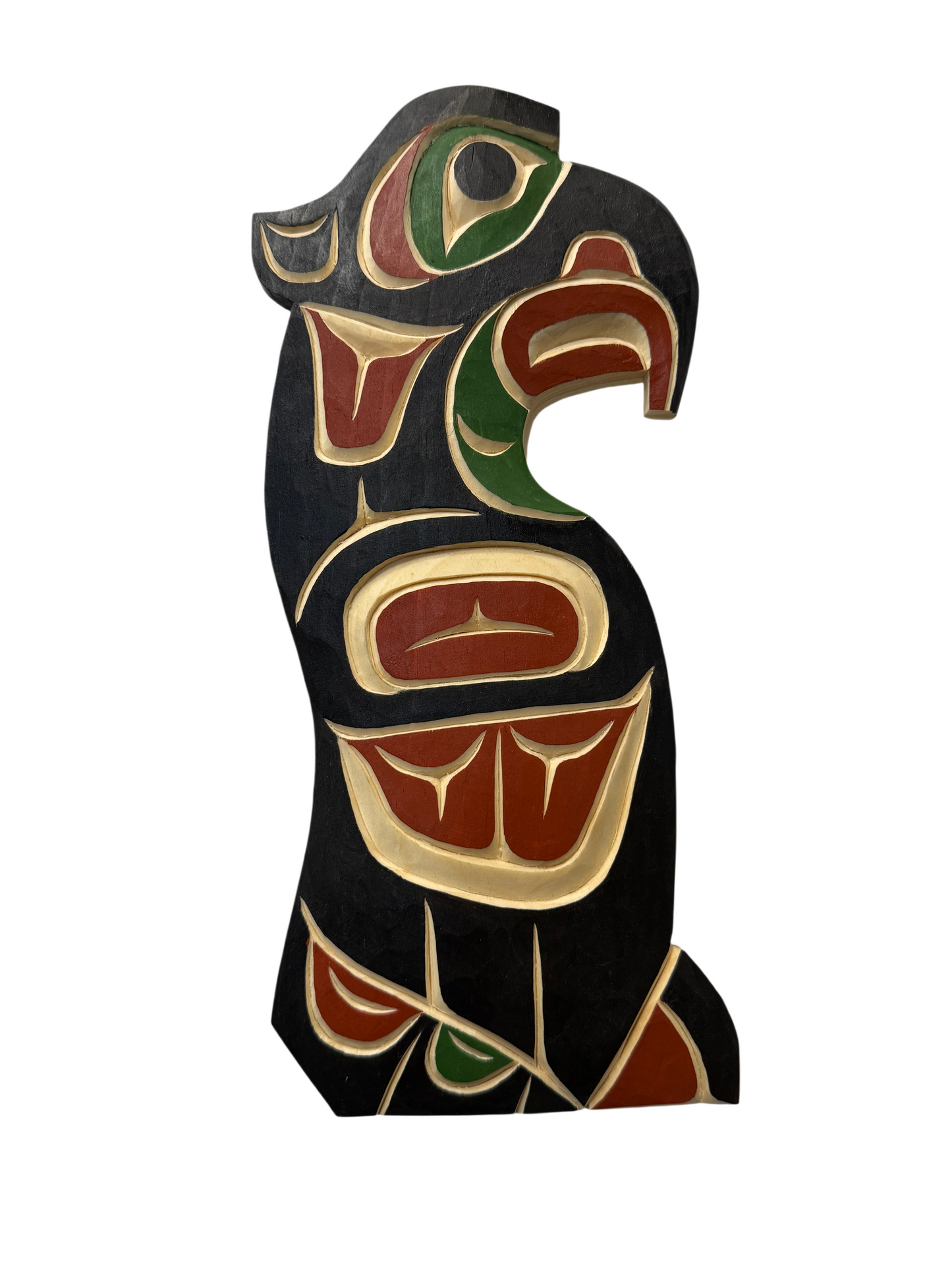 Wooden Plaque - Pine - Hawk