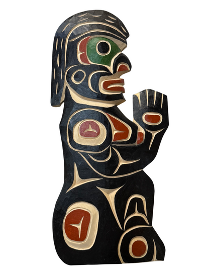 Wooden Plaque - Yellow Cedar - Wild Woman