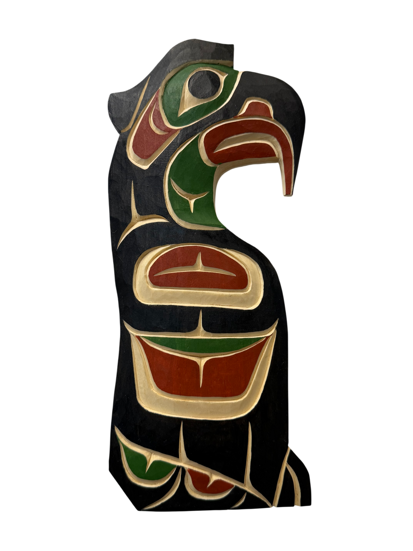 Wooden Plaque - Pine - Hawk