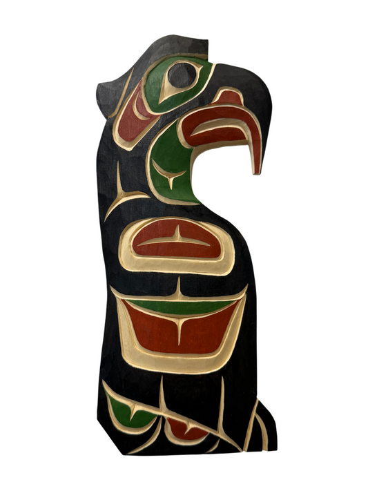 Wooden Plaque - Pine - Hawk