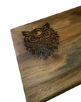 Serving Board - Canadian Walnut - Owl Moon