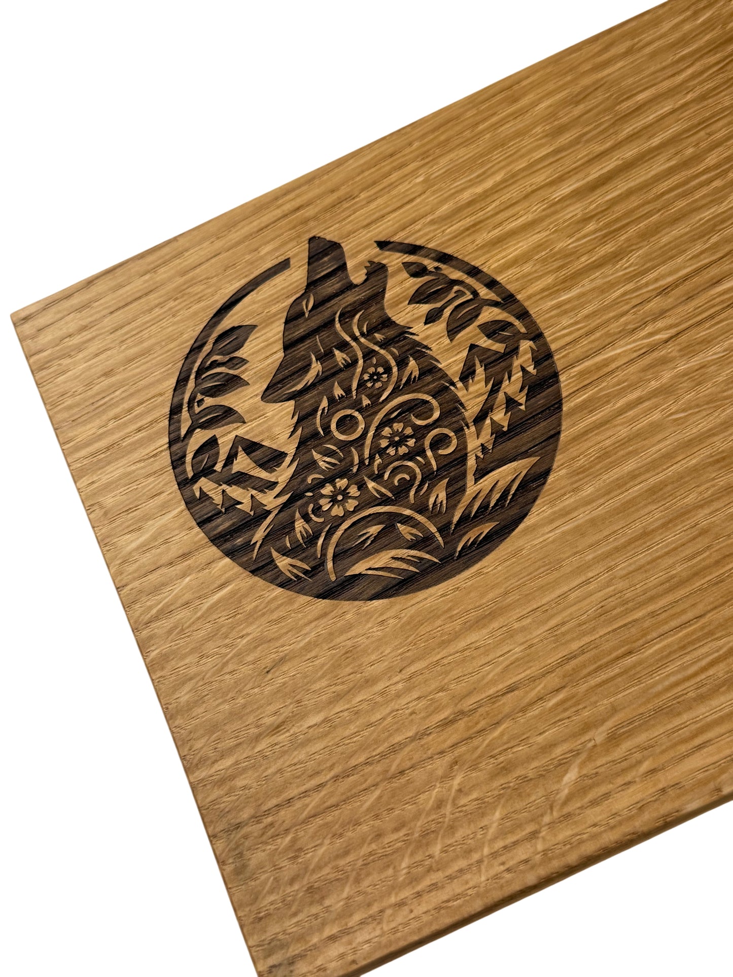 Serving Board - Canadian Oak - Howling Wolf