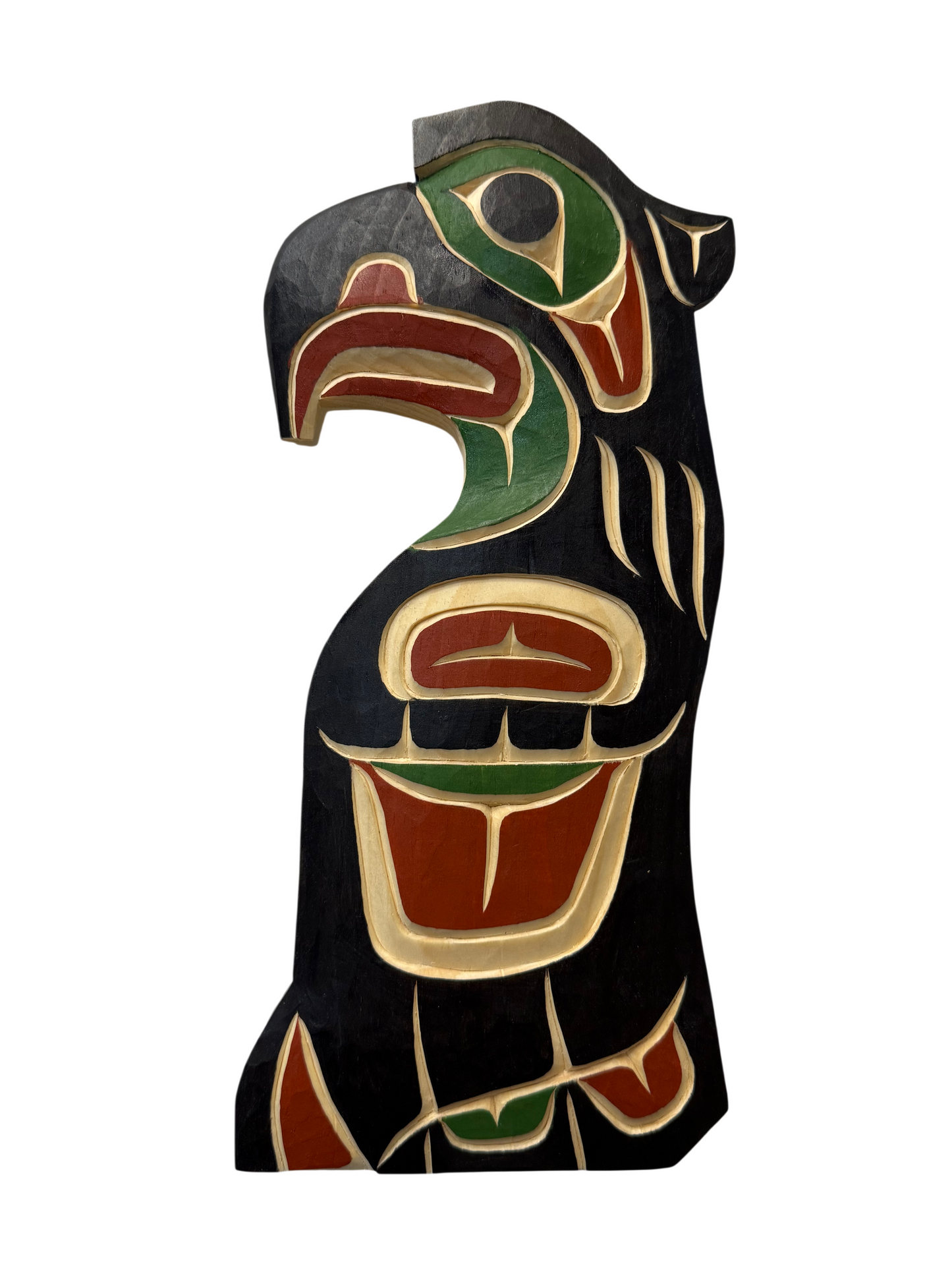 Wooden Plaque - Pine - Hawk