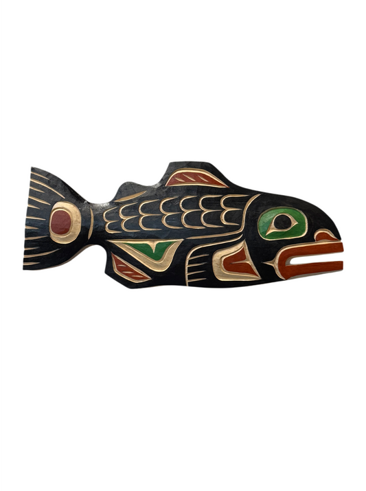 Wooden Plaque - Pine - Salmon