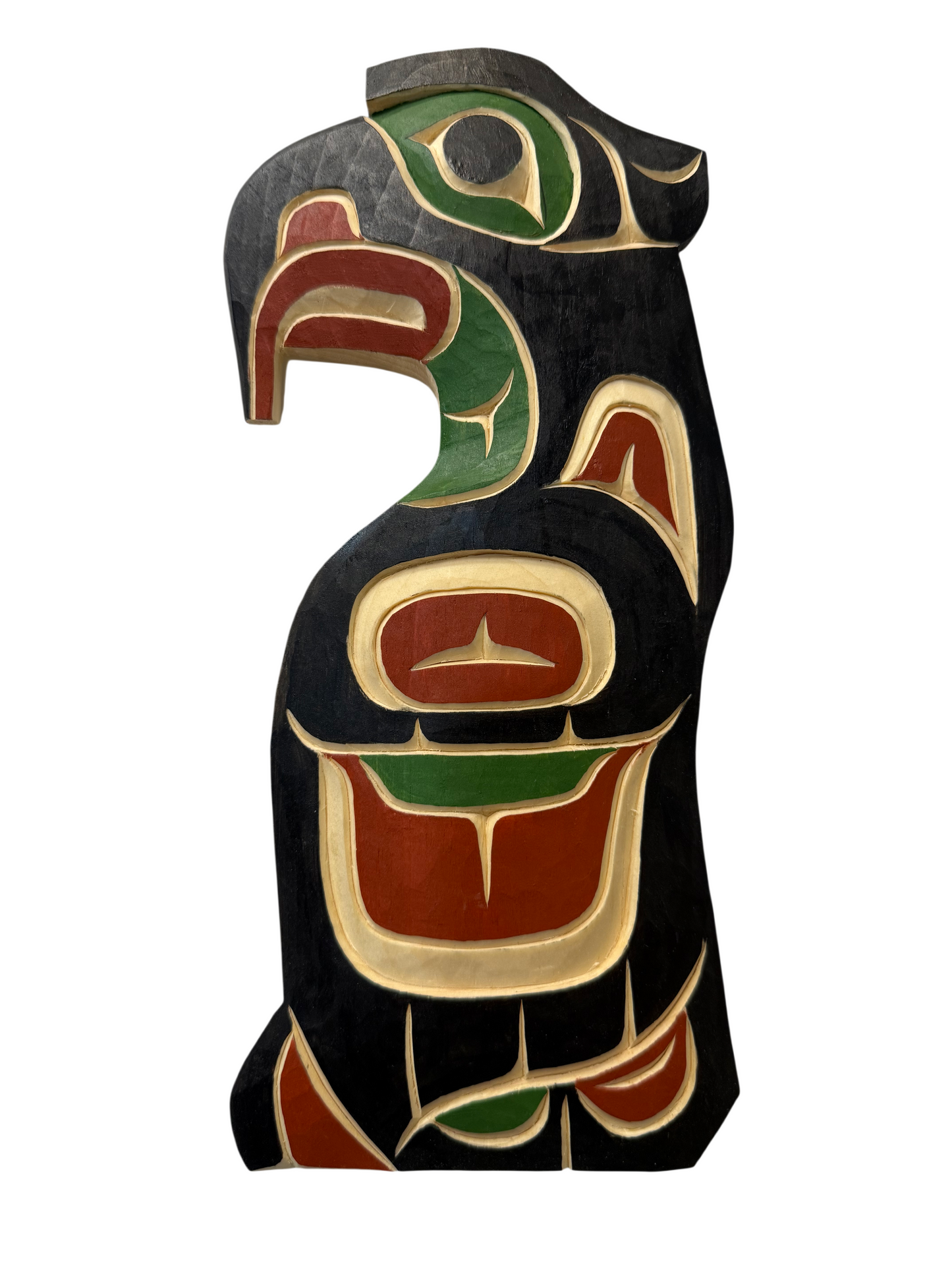 Wooden Plaque - Pine - Hawk