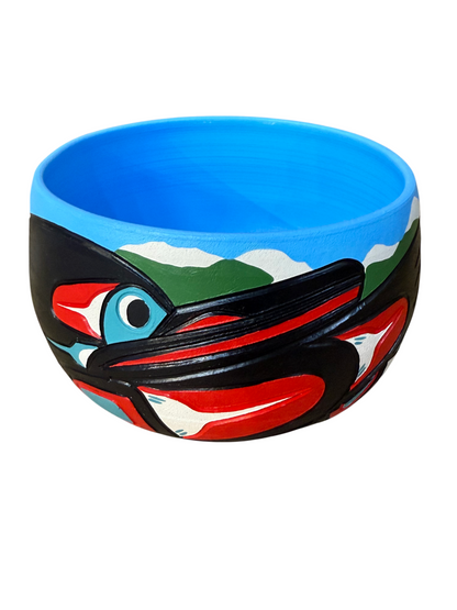 Ceramic Pot  - Medium - Kingfisher