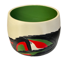 Ceramic Pot - Medium - Wolf - Green