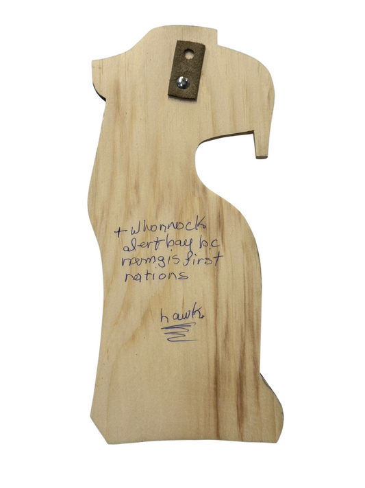 Wooden Plaque - Pine - Hawk