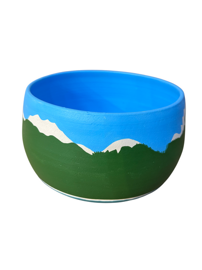 Ceramic Pot  - Medium - Kingfisher