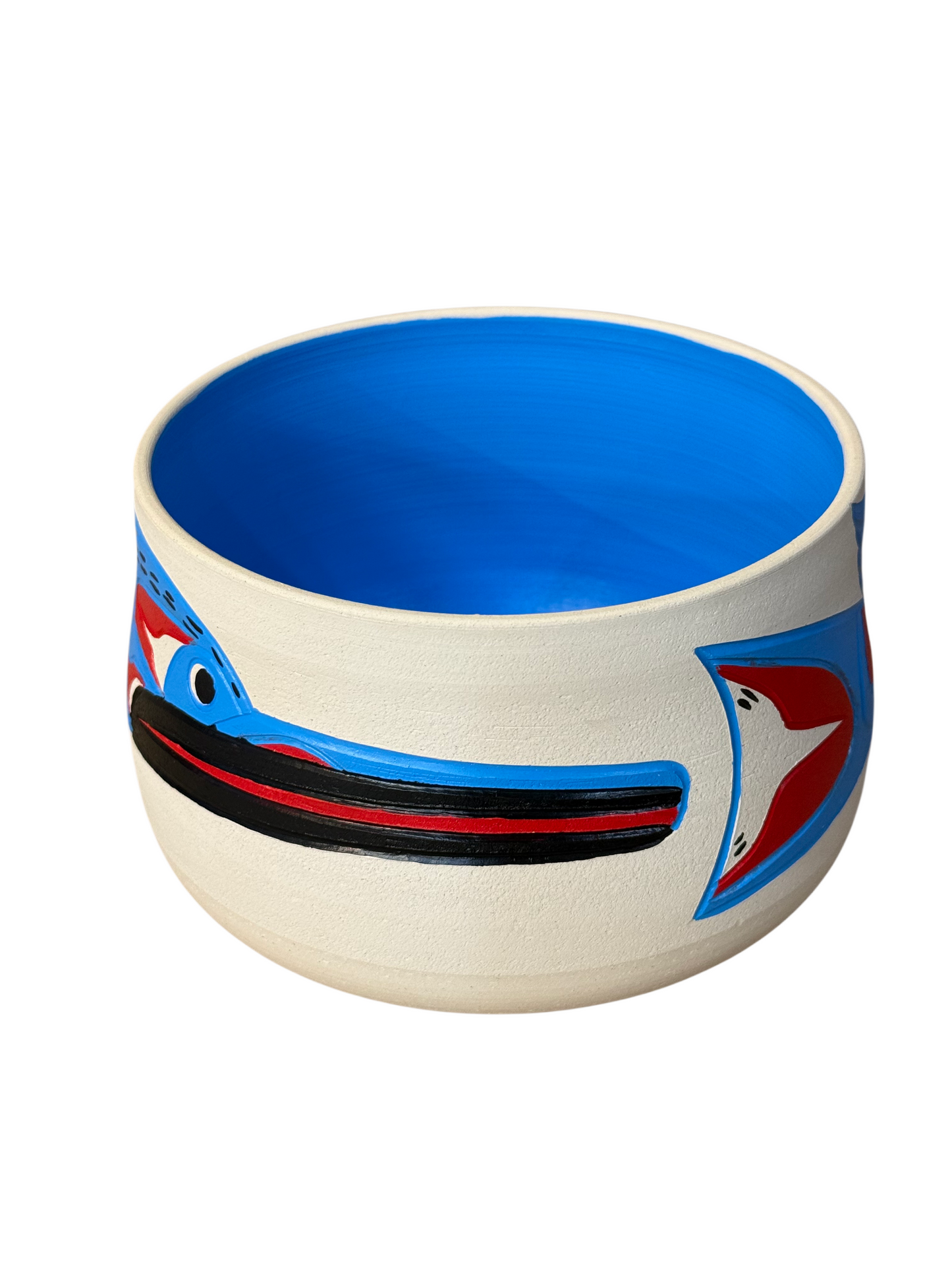 Ceramic Pot  - Medium - Hummingbird