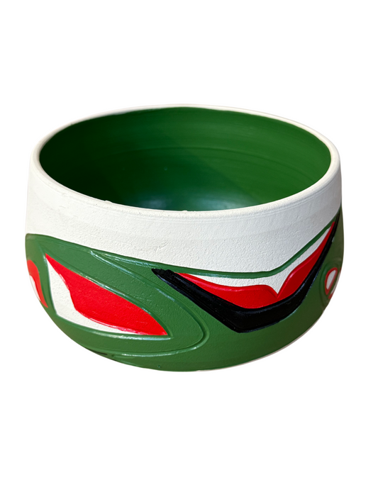 Ceramic Pot  - Medium - Frog