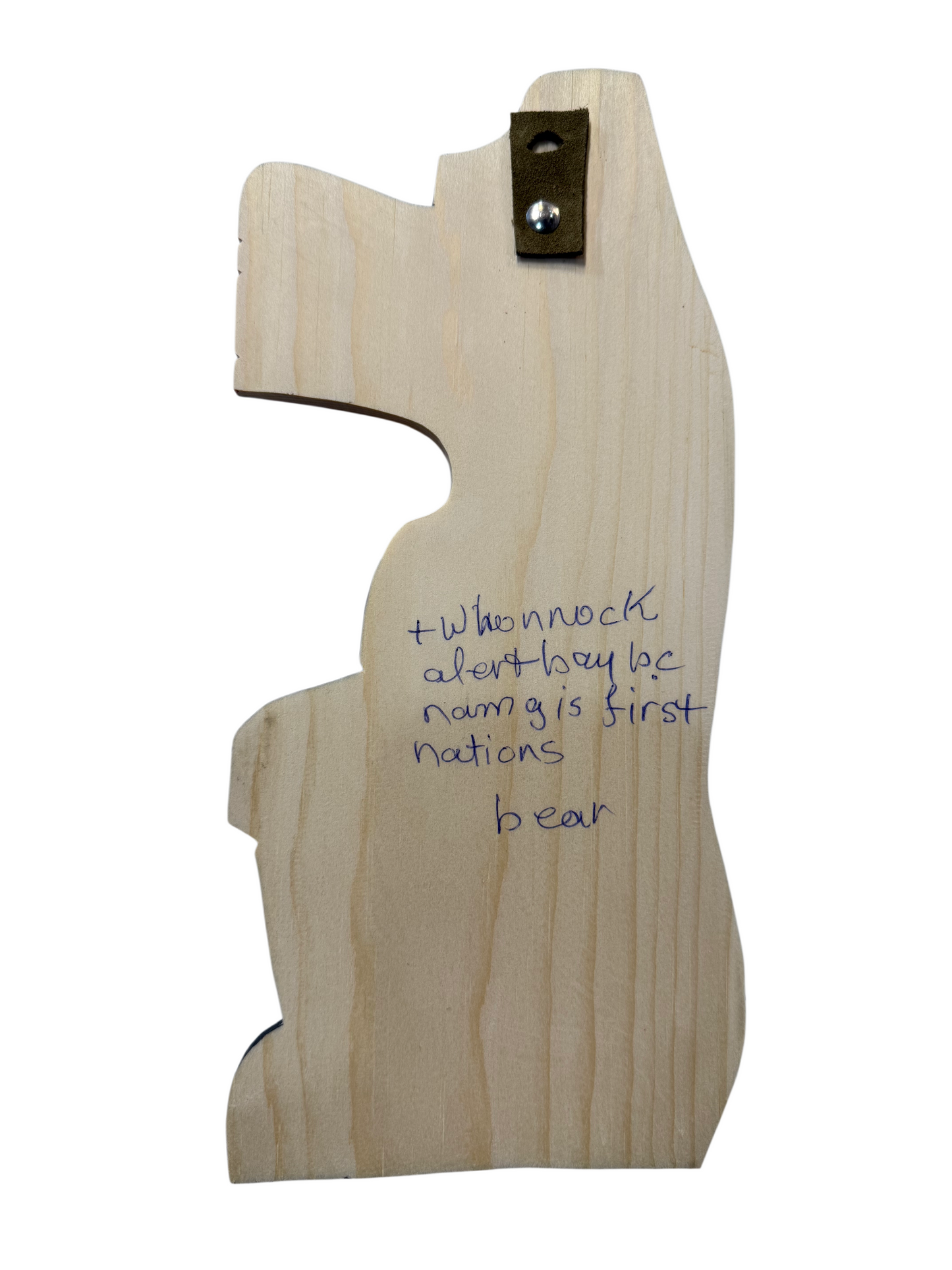 Wooden Plaque - Pine - Bear