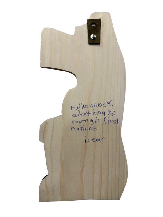 Wooden Plaque - Pine - Bear