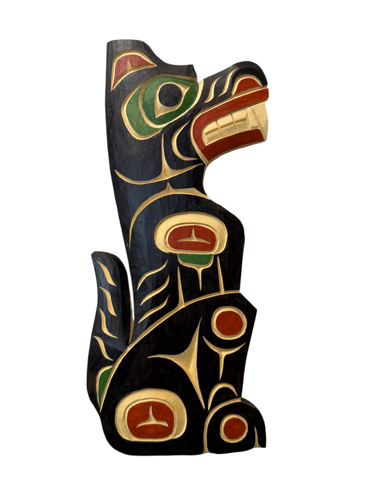 Wooden Plaque - Pine - Wolf