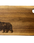 Serving Board - Canadian Walnut - Flower Bear