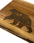 Serving Board - Canadian Walnut - Flower Bear