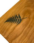 Serving Board - Canadian Cherry Wood - Green Fern