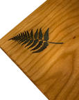 Serving Board - Canadian Cherry Wood - Green Fern