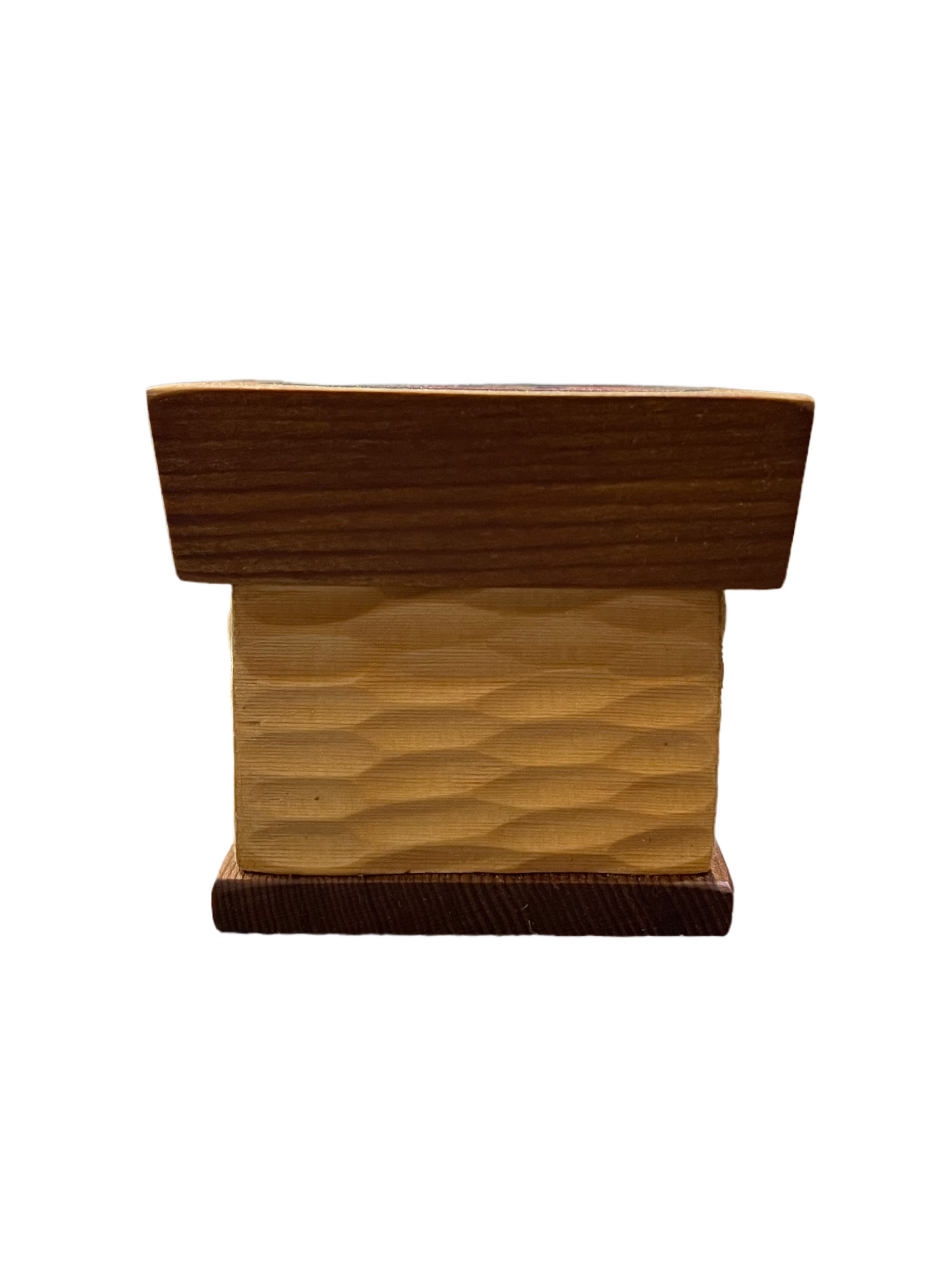 Bentwood Box - Mini - Salmon Egg - Carved - Natural