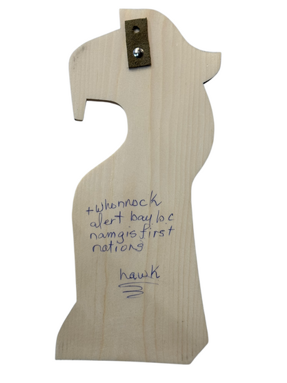 Wooden Plaque - Pine - Hawk
