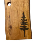 Serving Board - Canadian Cherry Wood - Live Edge - Sitka Tree