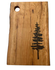 Serving Board - Canadian Cherry Wood - Live Edge - Sitka Tree