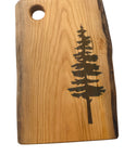 Serving Board - Canadian Cherry Wood - Live Edge - Sitka Tree