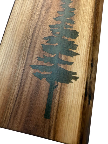 Serving Board - Canadian Walnut Wood - Live Edge - Sitka Tree