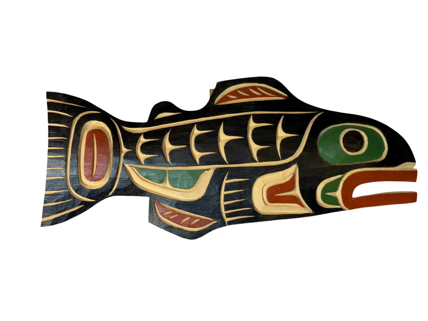 Wooden Plaque - Pine - Salmon