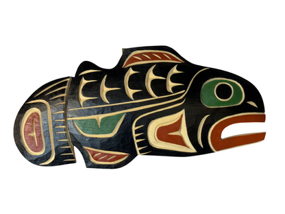 Wooden Plaque - Pine - Salmon