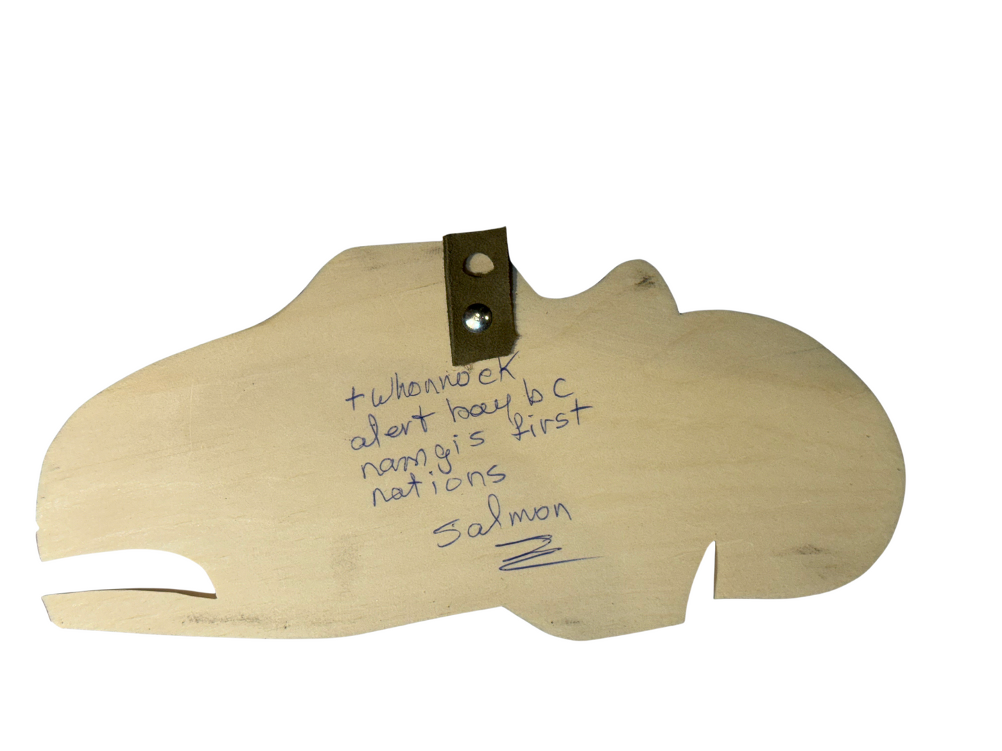 Wooden Plaque - Pine - Salmon